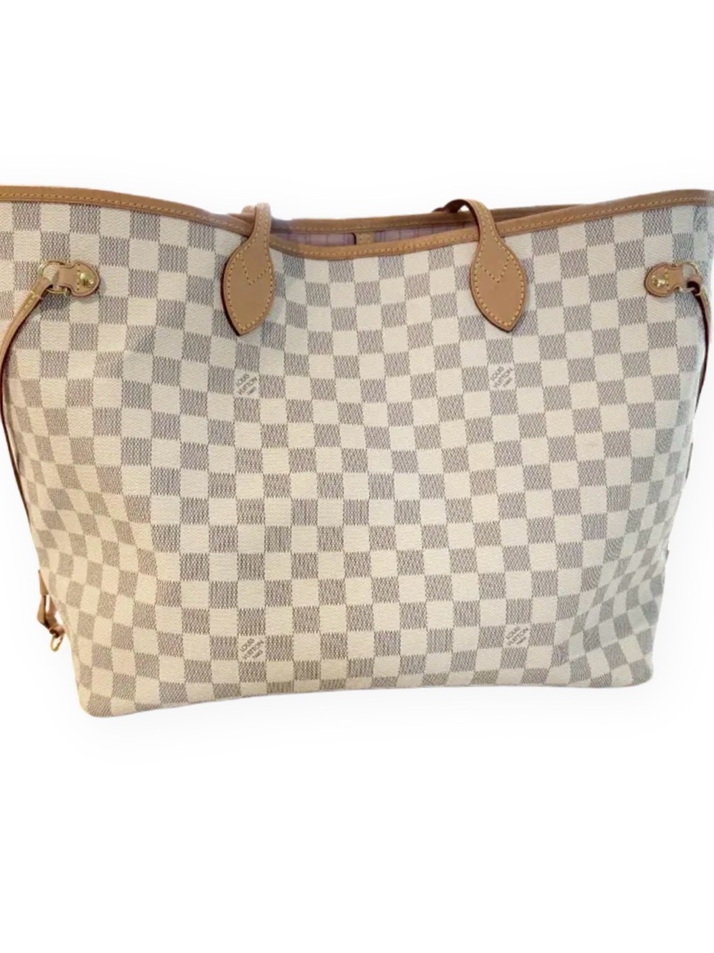 Louis Vuitton Neverfull GM - Damier Azur with Rose Ballerine Pink interior - LV - Picture 3 of 16